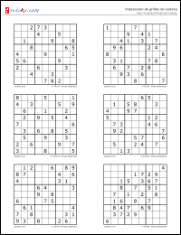 Sudoku imprimir - 1sudoku.com