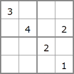 Sudoku niños 4x4