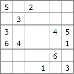 Sudoku enfant 6x6